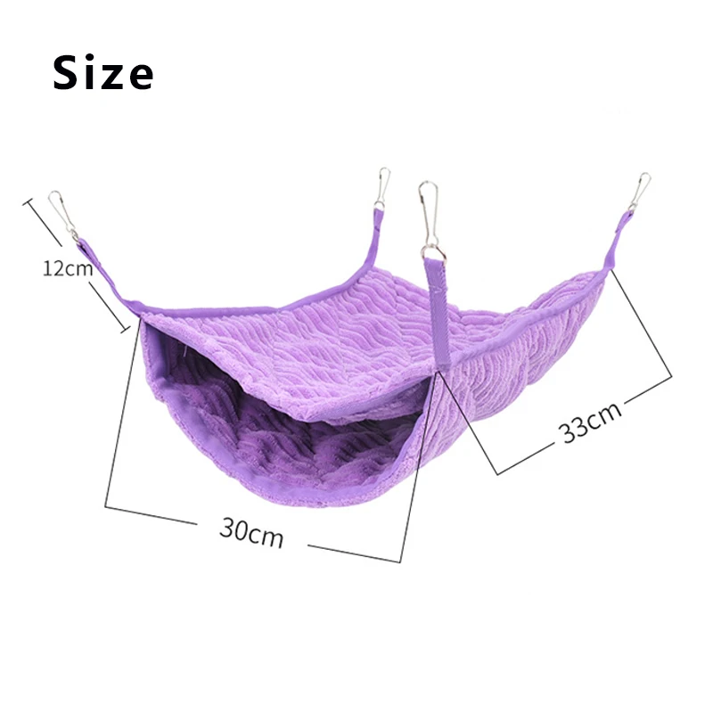 Теплый Гамак для хомяка крыса искусственный дом белка морская свинка