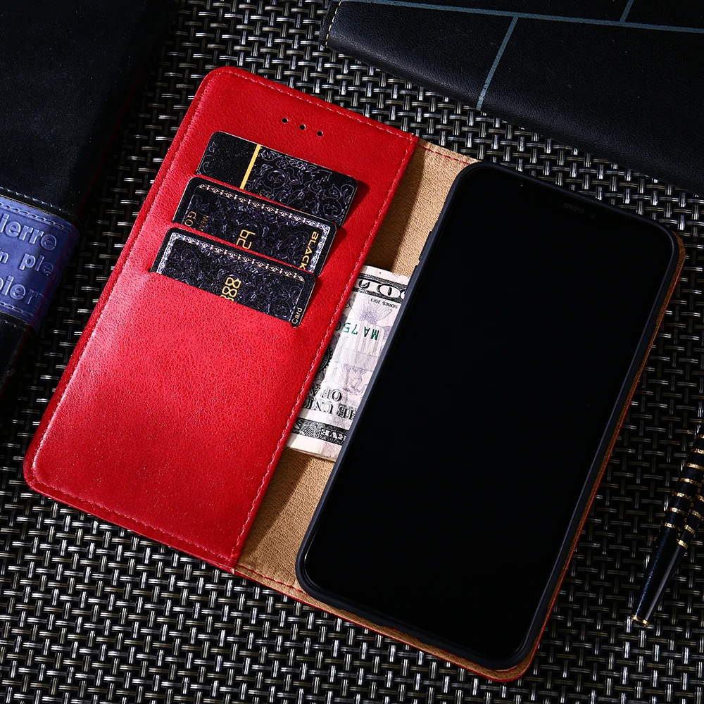 Винтажный чехол-кошелек для Cubot X18 Plus Magic R9 R11 из искусственной кожи Классический