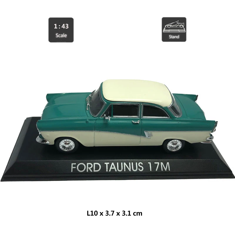 Домашний коврик 1/43 весы Ford Taunus 17 м винтажная модель автомобиля из сплава 1:43 Diecasts
