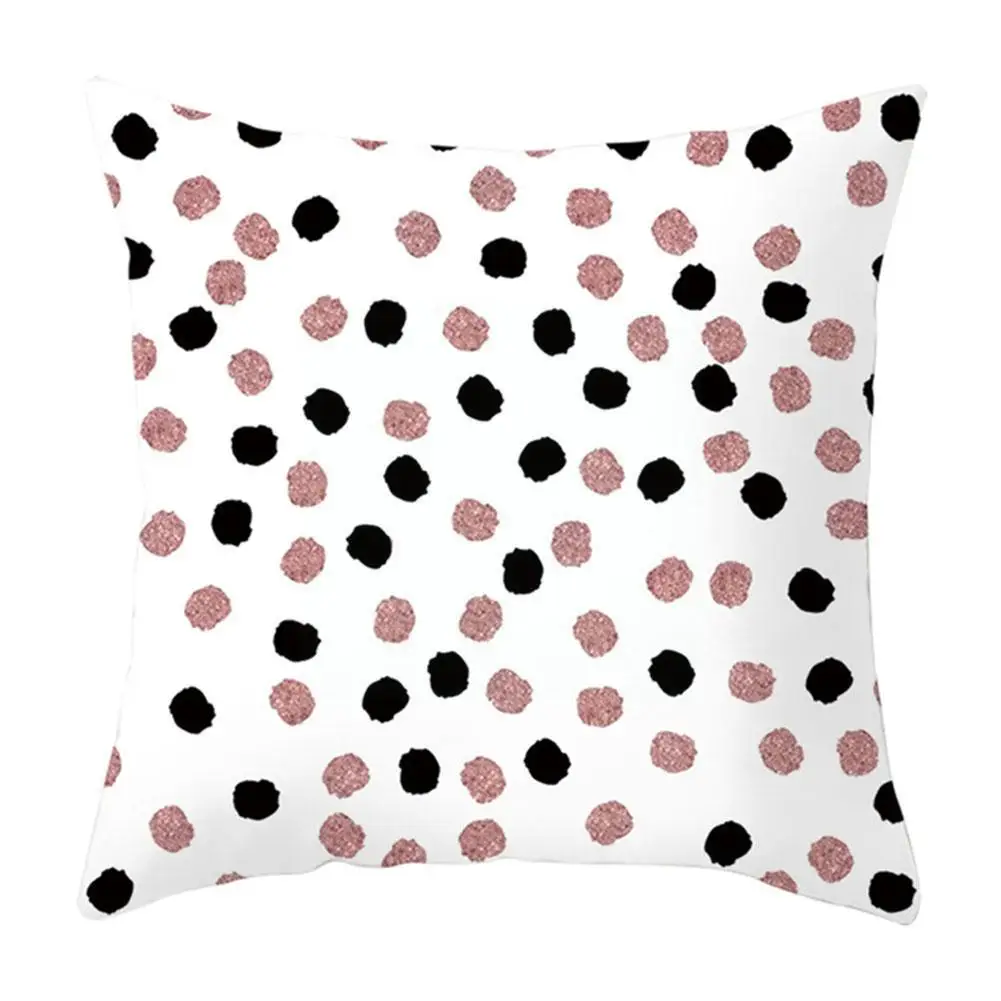 

Explosion Models Pink Peach Gold Rose Gold Leather Nordic Custom Pillowcases Home Cushion Covers Decorations N3E6