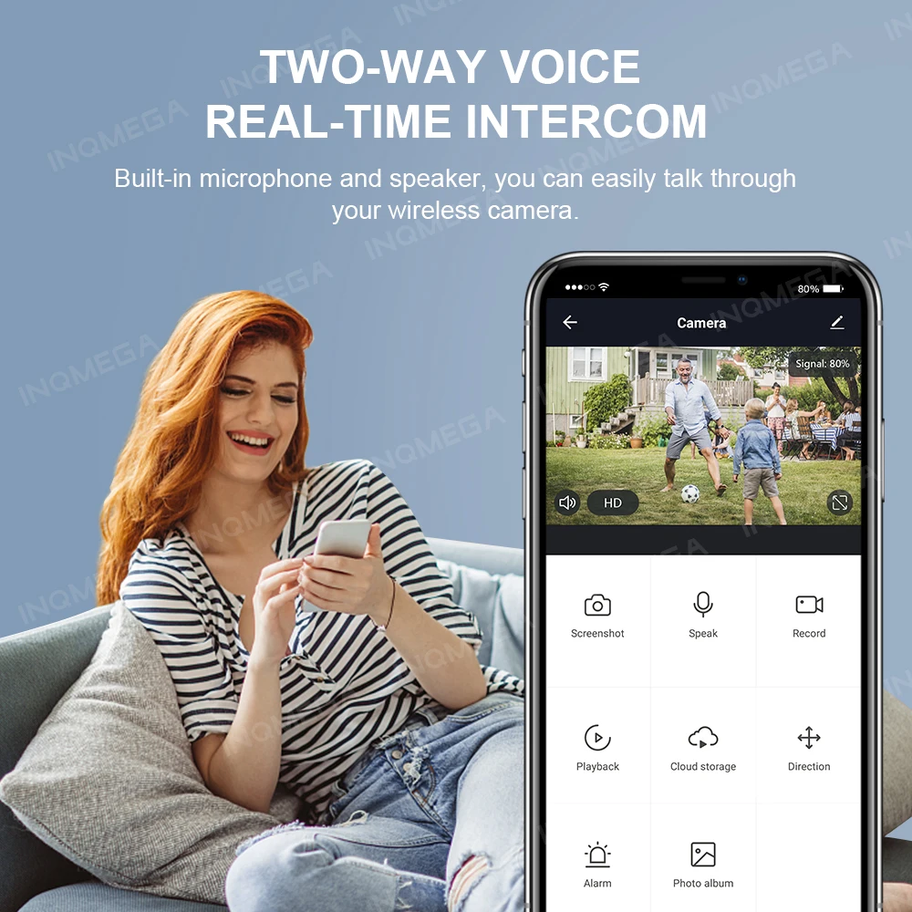 inqmega 5mp tuya ptz camera smart life ip camera wifi security camera bullet cctv surveillance camera with google alexa free global shipping