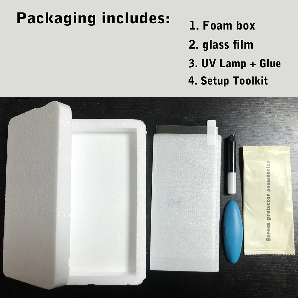 

UV Tempered Glass For iPhone X XR XS Max Full Cover Sceen Protector Apple 6S 7 8 plus 11 pro 12 mini Nano Liquid Glue glass film