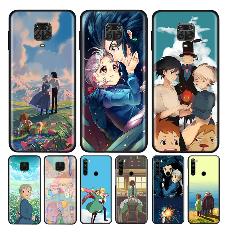

Howl's Howls Moving Castle Silicone Cover For Xiaomi Redmi Note 9 9A 9C 9S Pro Max 8T 8 7 6 5 Pro 5A 4X 4 Prime Phone Case