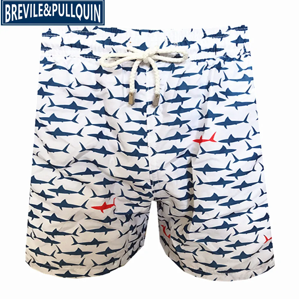 S Brand Fashion Brevile pullquin Beach Board Shorts Men Turtles Swimwear Bermuda Quick Dry Adults Swimtrunks M L XL XXL - Цвет: S