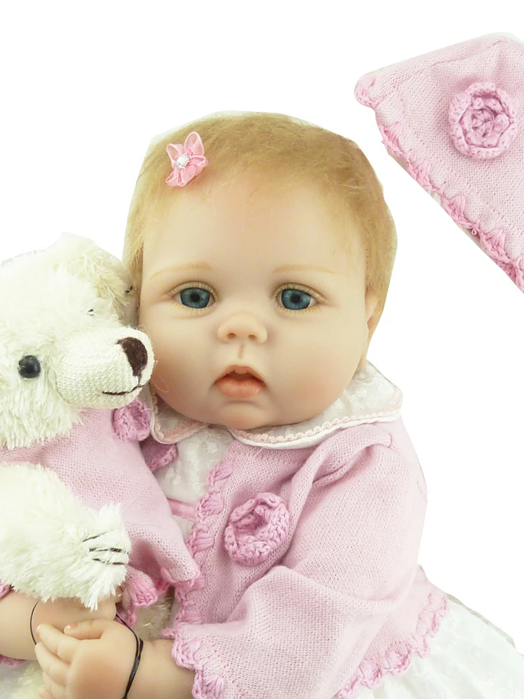 Bebe reborn 22 дюйма 55 см мягкие силиконовые куклы для новорожденных игрушки детей