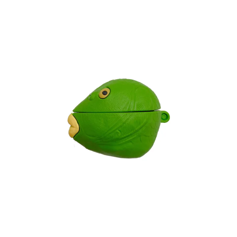 

For Airpods 1 2 Pro Case Cute Cartoon Fish head monster Case For Airpod Case Soft Silicone Earphone Headphone Cover Funda Capa