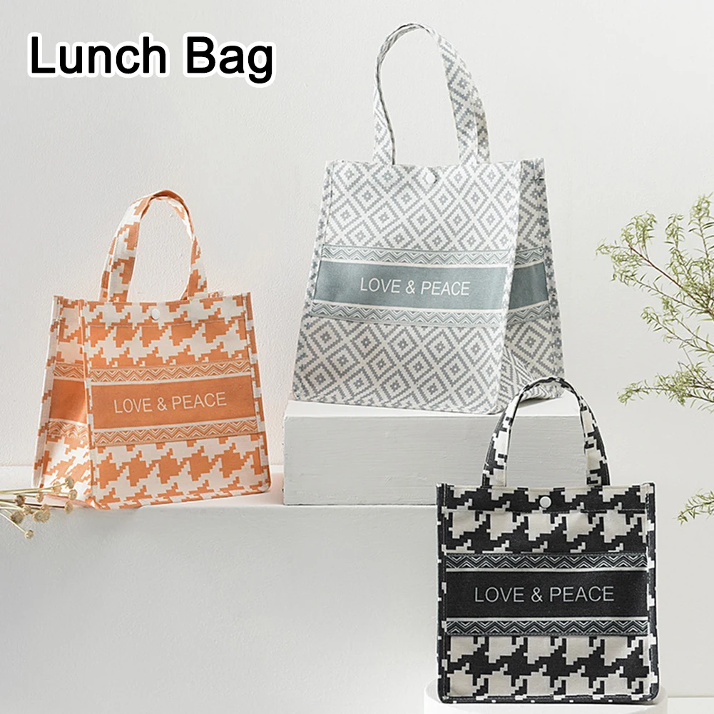 

Cartoon Cooler Lunch Bag For Picnic Kids Women Travel Thermal Breakfast Organizer Insulated Waterproof Storage Bag For Lunch Box