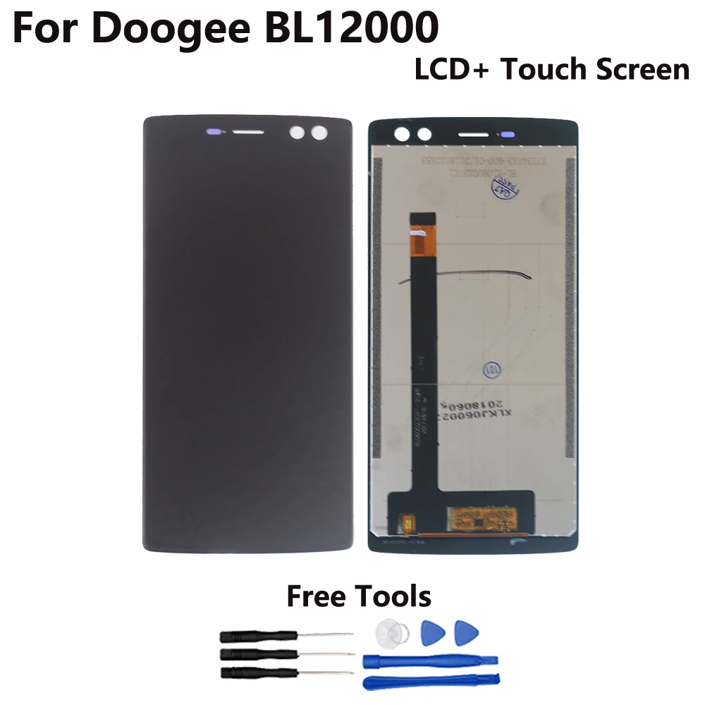 

Оригинальный Для DOOGEE BL12000 ЖК-дисплей Дисплей кодирующий преобразователь сенсорного экрана в сборе для ремонта Запчасти Для Doogee BL12000 Pro ЖК-ди...