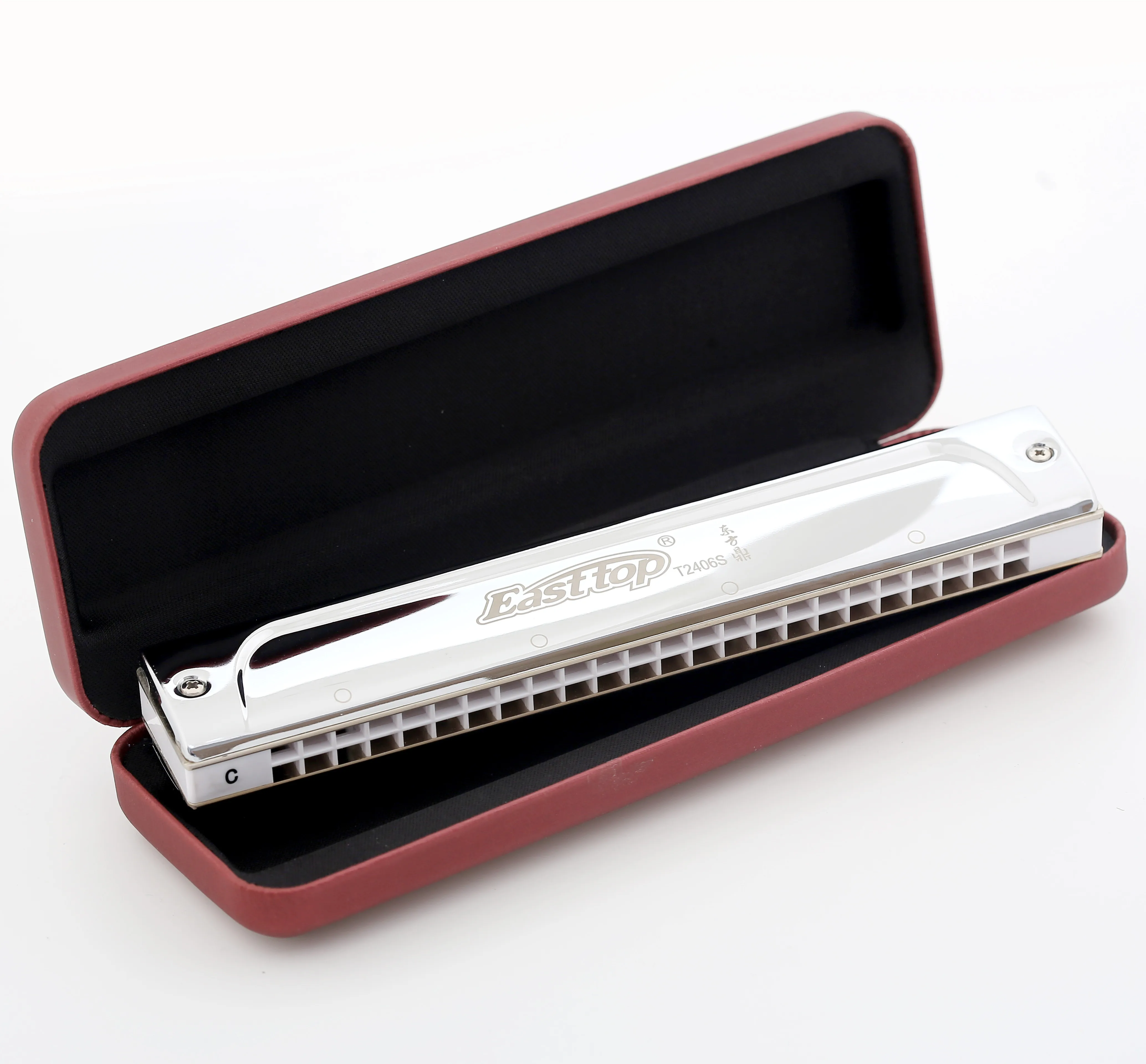 EASTTOP tremolo Губная гармошка с 24 отверстиями профессиональная для игрока новичка