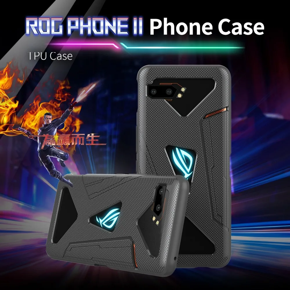 Для Asus ROG Phone II чехол матовый Мягкий силиконовый чехол для телефона Asus ROG Phone 2 Phone2 чехол