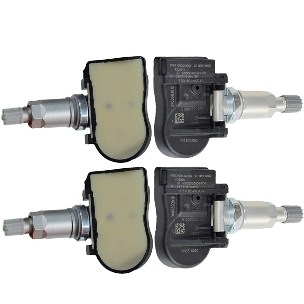 4 шт. TPMS монитор давления в шинах Предупреждение для hyundai I20 IX20 Kia Optima Sorento Soul Venga 52933-1J000 529331J000