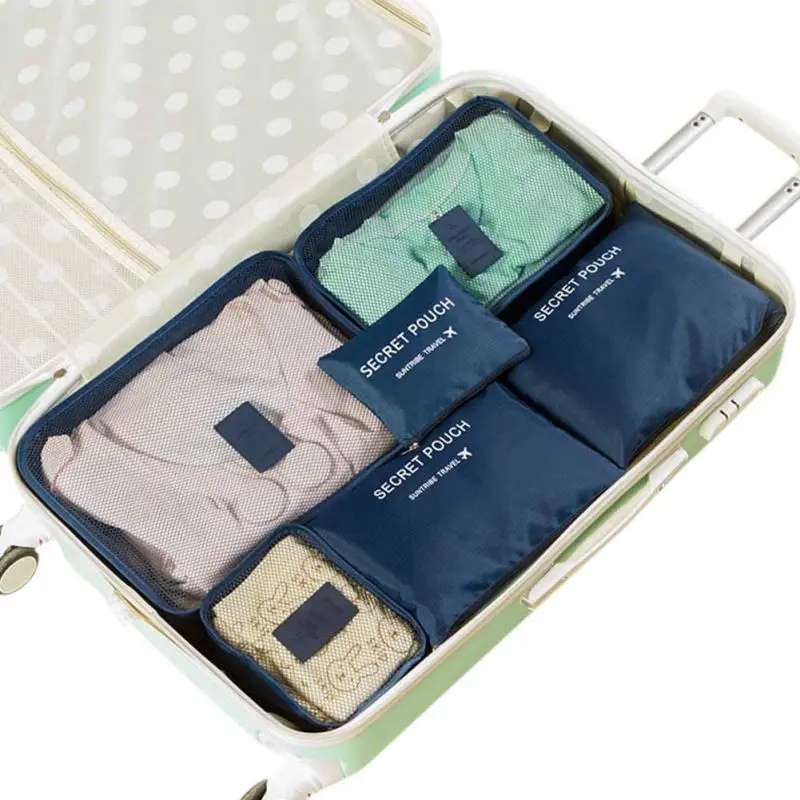 6 шт. водонепроницаемые органайзеры для одежды и нижнего белья|Сумки вещей| |