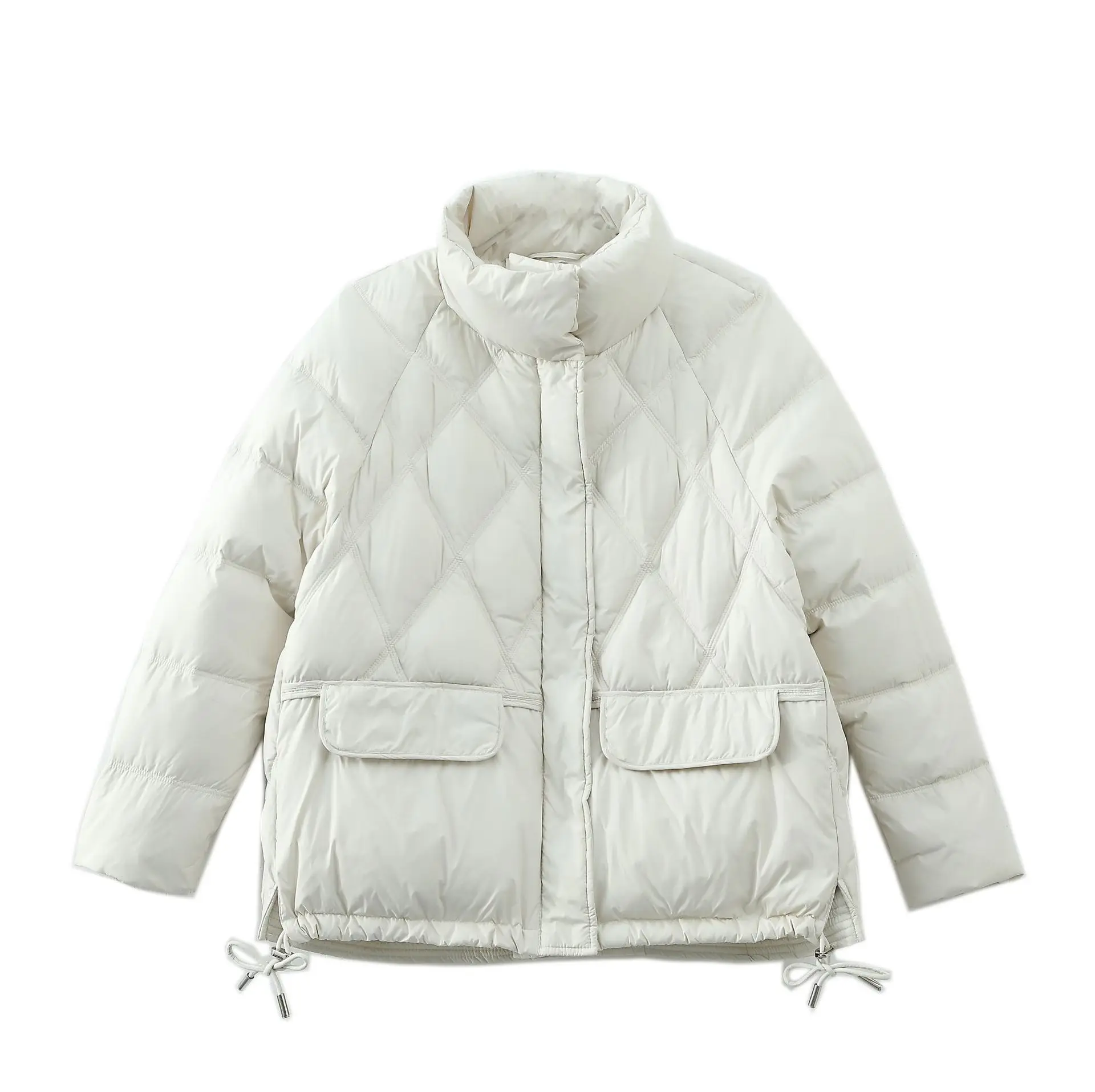 

2021 Winter Fashion Bread Coat Female Loose Short Student All-Match Stand-Up Collar Cotton Padded Jacket Women's Clothing S245