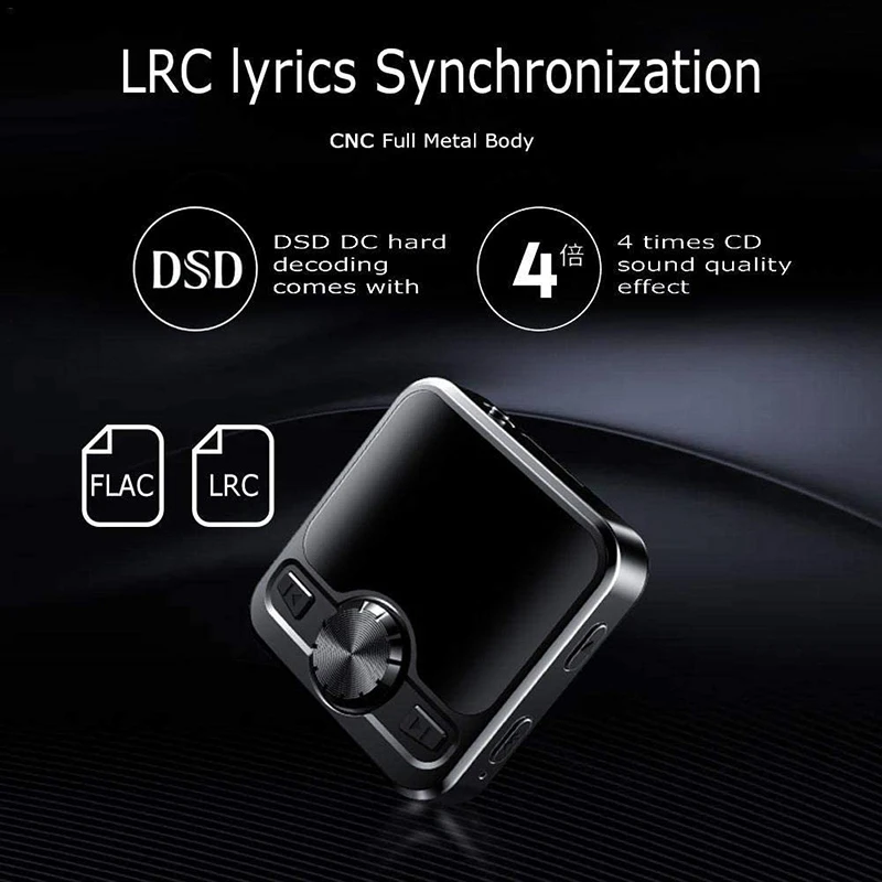MP3 Player Speakers M9 HiFi Sports Bluetooth Earphone Voice Recorder Hifi Music 1.2 Inch Display-32G | Электроника