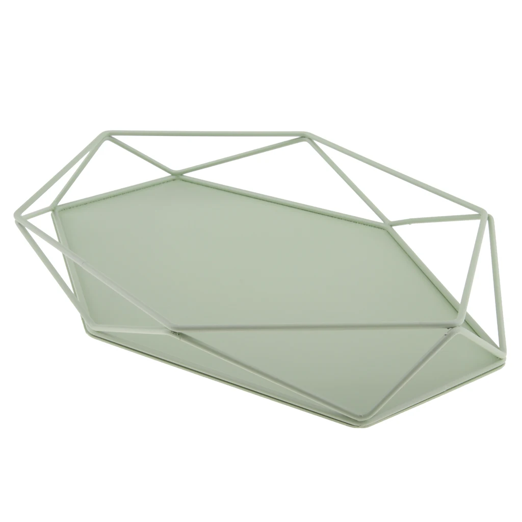 Jewelry Tray Geometric Storage Great for Displaying Makeup Vanity Linen Base Protects Your Accessories | Дом и сад