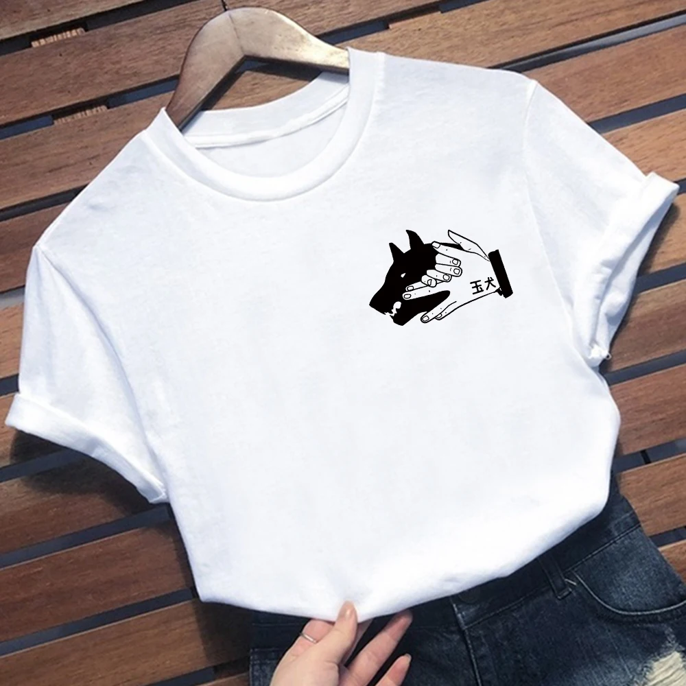 Аниме ююютсу Kaisen футболка Fushiguro Megumi одежда для диких собак топы футболки Camiseta |