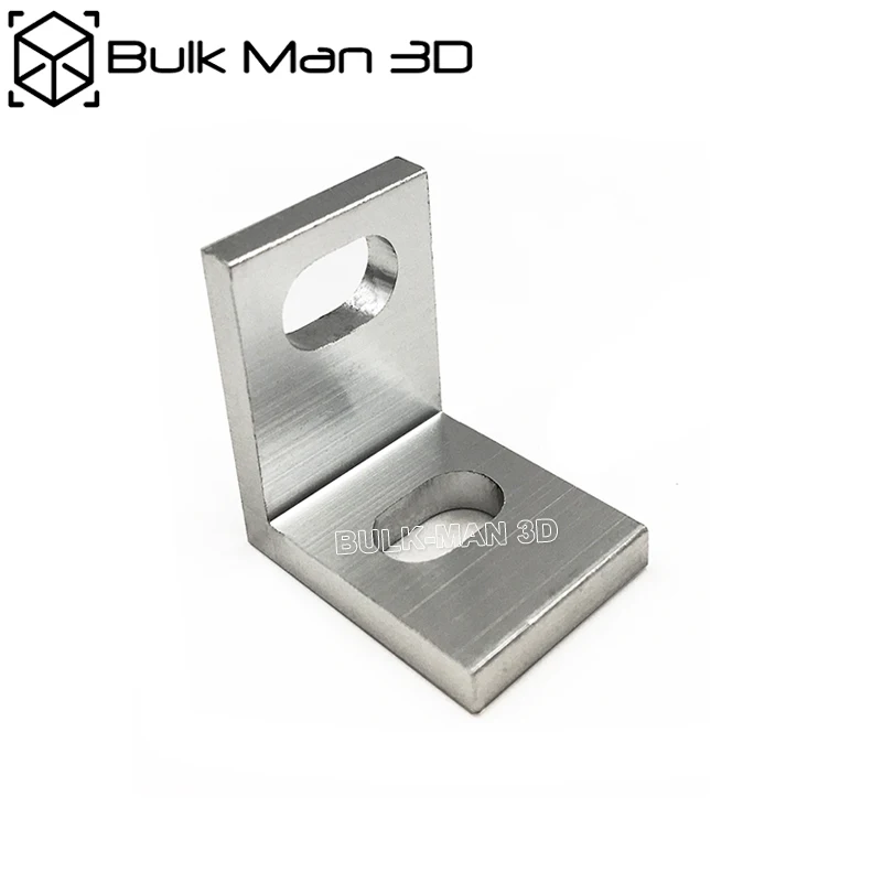 10 шт./лот, розничная, гладкий Универсальный l-образный кронштейн для 3d принтера, гравировальный станок с ЧПУ, v-слот, Т-образный слот, линейный рельс