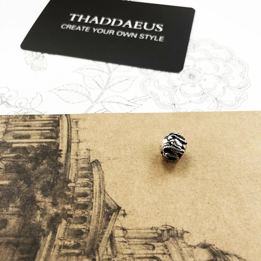 Бусины дракон серебряные бусины 925 пробы подходит браслет ожерелье из Европы Rebel