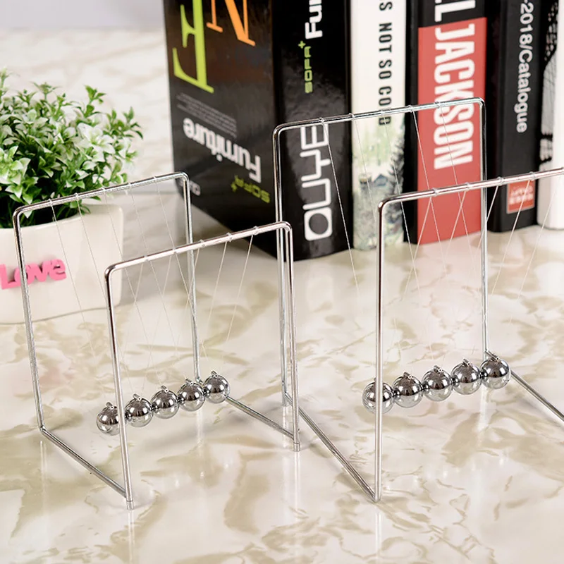 2018 нержавеющая квадратная Колыбель Ньютона стальной баланс мяч Физика Наука