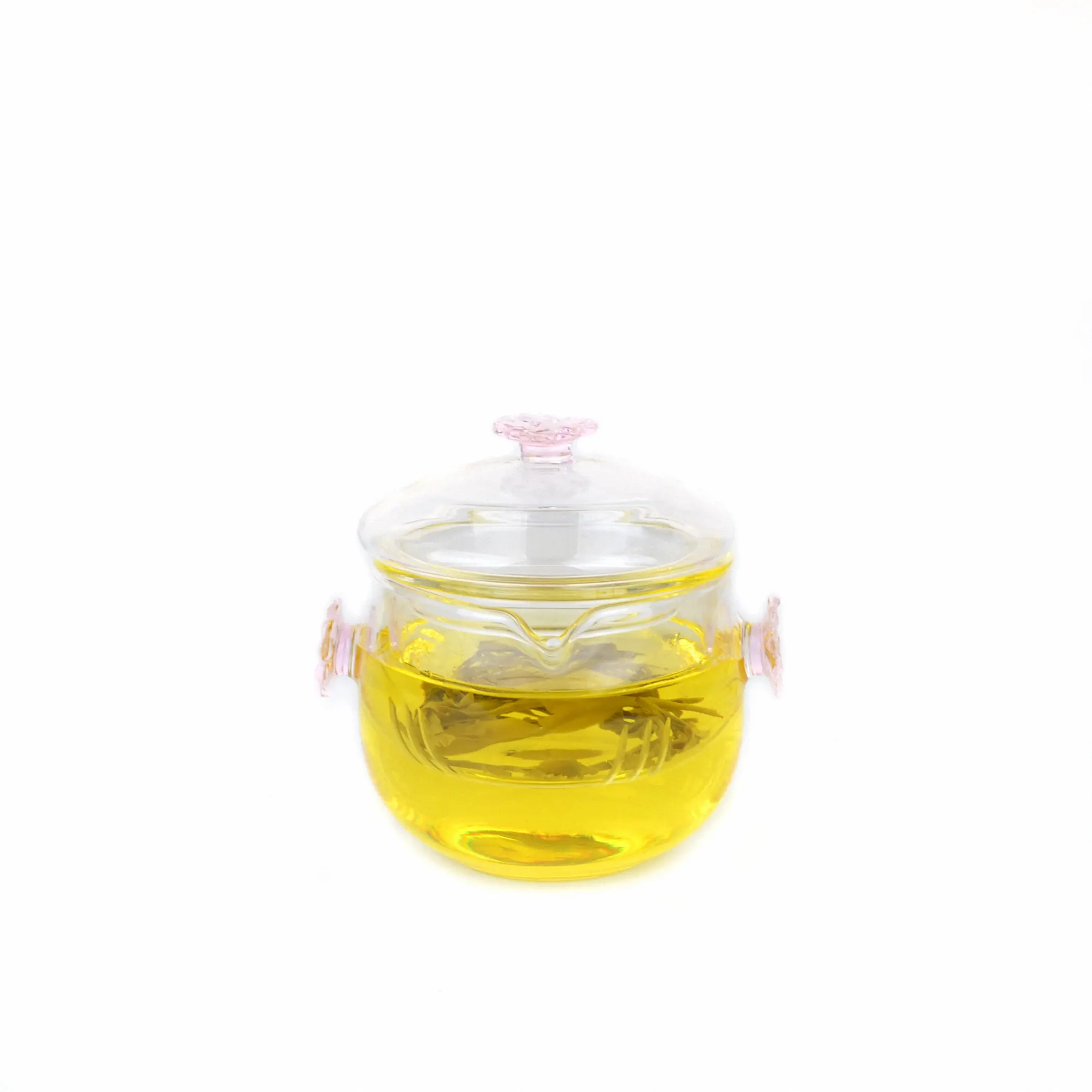 H37 150ml Маленькие термостойкие Стеклянные Чайники с двумя ручками и крышечками для заварки чая ручной работы - Цвет: H37 150ml