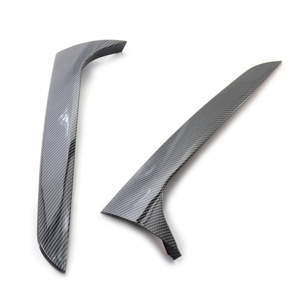 2x автомобильный спойлер на заднее окно боковой Canard Splitter Carbon ABS для Audi A4 B8 Allroad Avant