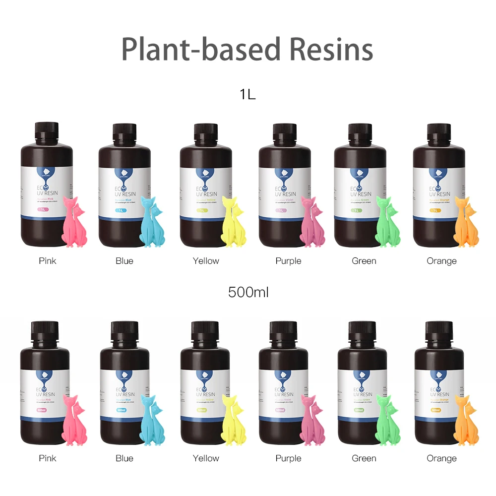 3D материалы для печати на растительной основе 405 нм УФ-смола Photon S Zero Ultralow запах