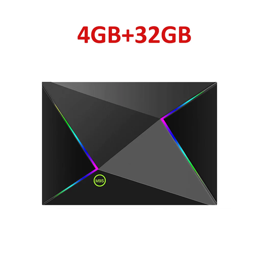 M9S Z8 Smart Tv Box Android9.0 2,4G wifi LAN 10/100M 6K HD телеприставка 4 ГБ 32 ГБ/64 ГБ 3D 2,4G беспроводная мышь Youtube медиаплеер - Цвет: 4GB 32GB