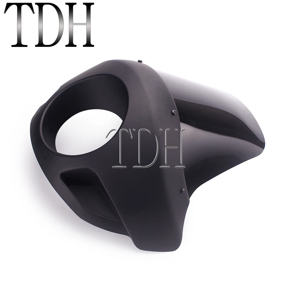 Высокого лобового стекла 5 75 ''мотоциклетная передняя лампа обтекателя маска