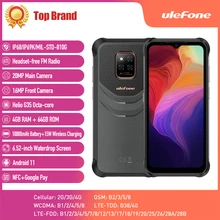 Ulefone – Smartphone Power Armor 14, Version globale, téléphone robuste, 10000mAh, 4 go + 64 go, Android 11, NFC, étanche, caméra arrière 20mp  (2)