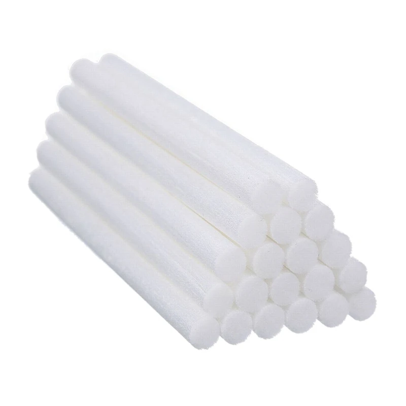 

50-Pack Car Diffuser Sponges Refill Sticks Humidifier Filter Wick Replacement, Absorbent Sponge Sticks, 2.75 x 0.31 Inch for Car
