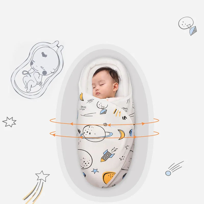 

Baby Sleeping Bag For Newborn Baby Stroller Portable Cotton Summer Spring Blanket Diaper Swaddle Sleepsack Cocoon Sleeping Bags