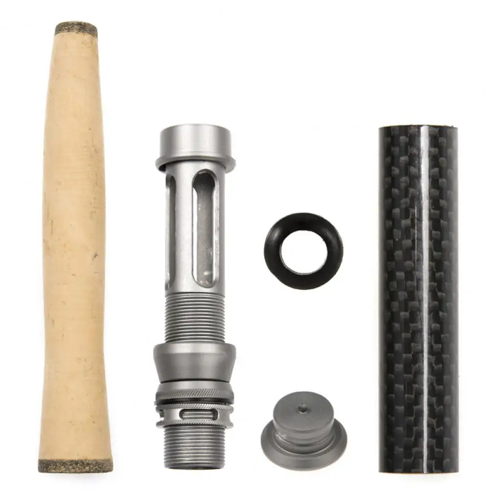 50%HOT 1 Set FLY Outdoor Fishing Spinning Rod Handle Wheel Reel Seat DIY Cork Grip Kit