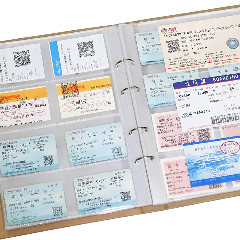 Билет в кино билета Коллекция Книга Поезд Самолет проездного памятная