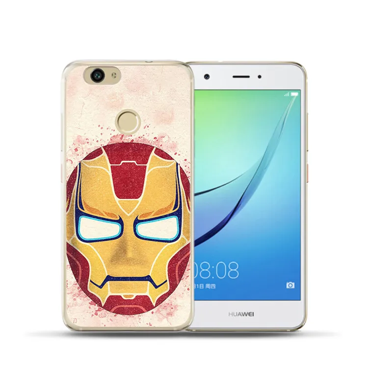 Марвел маска Мстителей сотовый Чехол для телефона huawei Honor 6A 9 Lite 6X 7A 7C Pro 10 8X Nova 2 Plus 3I