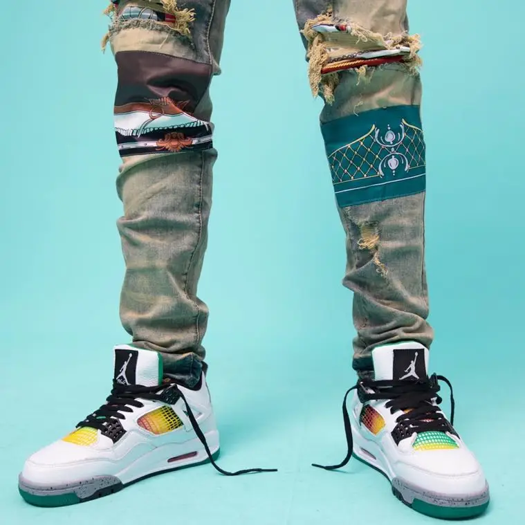

Fashion Men's Jeans 2021 Runway Luxury famous Brand European Design party style Men's Clothing