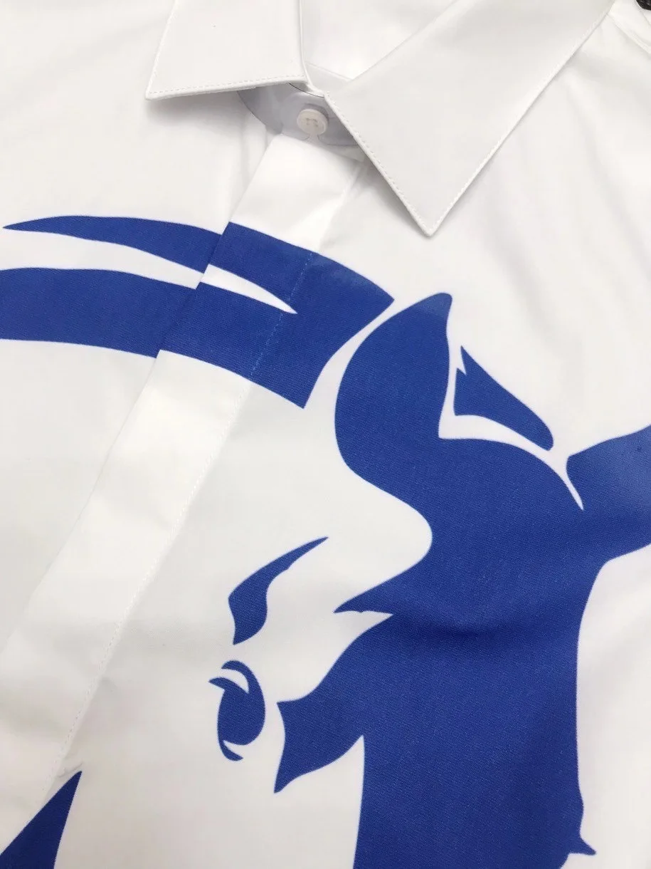 

DUYOU Cotton gold-fit shirt with horse print Men Dress Shirt Men High Quality Slim Fit Casual Shirts DY2525