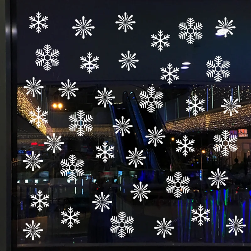 SR 101 Navidad, сделай сам, оконная пленка, Рождественская наклейка, украшение на Хэллоуин, оконная наклейка, рождественские украшения, ПВХ, новогоднее стекло, Мура - Цвет: SR 101