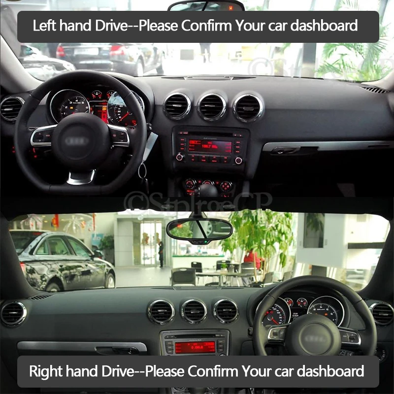 Противоскользящий коврик для Audi TT 8J 2007 ~ 2014 MK2 накладка на приборную панель