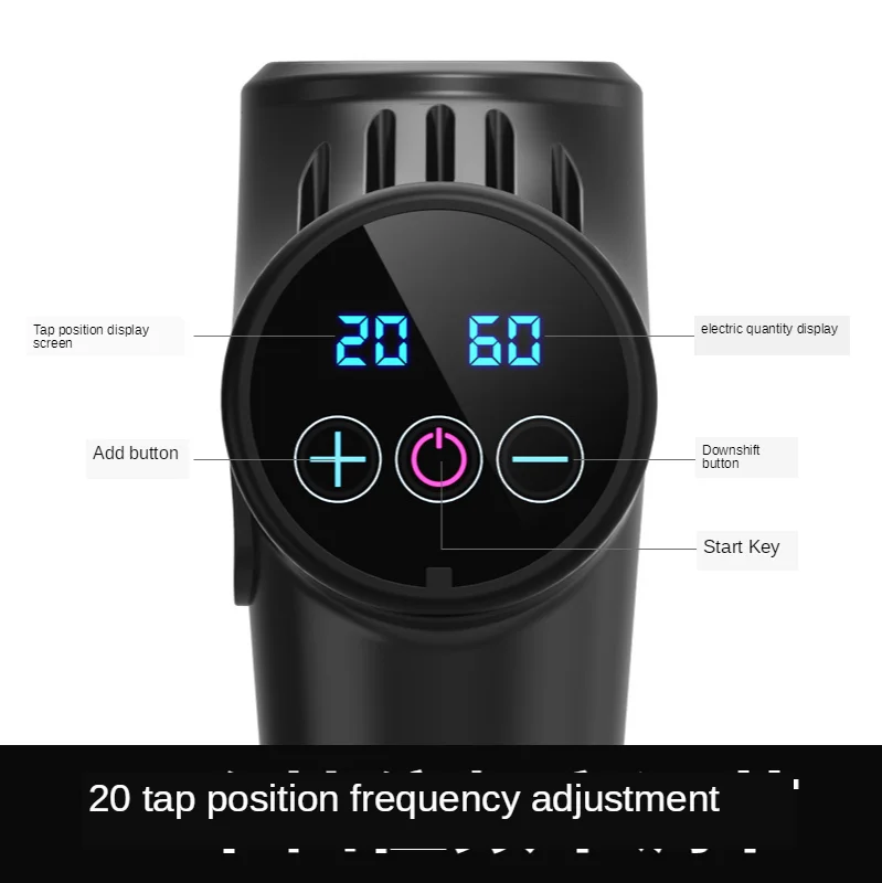 Мышечный массажер фитнес релаксер Электрический амортизатор глубокая вибрация