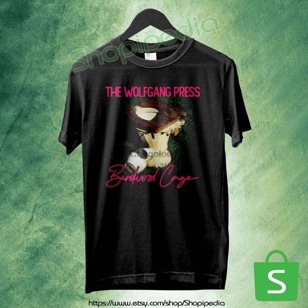Футболка Wolfgang с изображением птицы деревянная клетка классическая рубашка рок -