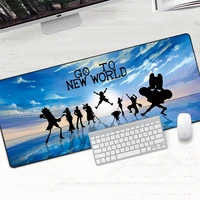 large anime gaming mouse pad xl gamer accessories computer mousepad rubber soft padmouse desk keyboard mice mat for one piece
