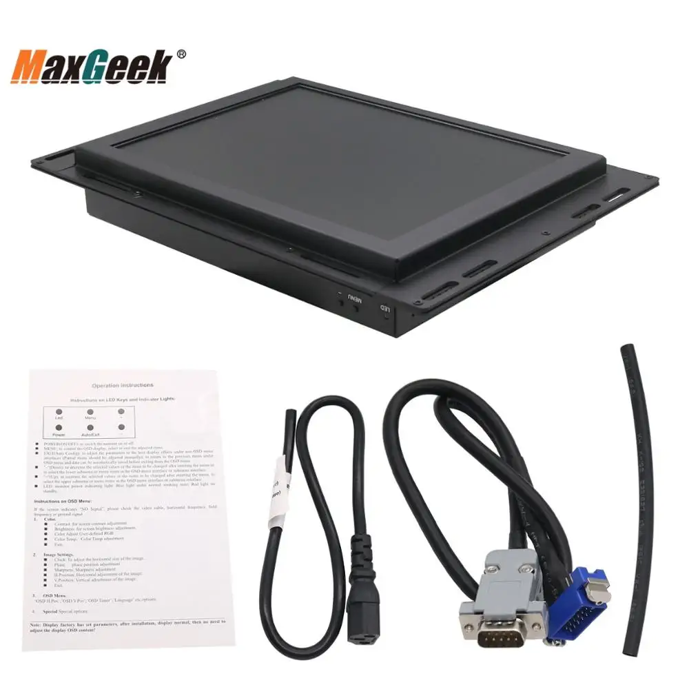 Maxgeek ЖК экран A61L 0001 0074 0094 0096 дисплей замена для системы FANUC CNC 14 &quotCRT Monitor|Генераторы