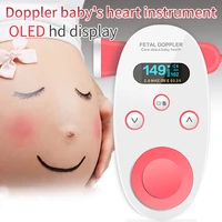 nice portable digital ultrasound baby heart sound fetal doppler monitor sound for pregnant home used baby health monitor