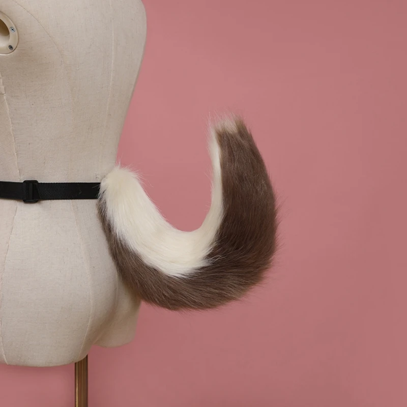 Мягкий Гладкий хвост анимации регулируемые милые костюмы для Хэллоуина и