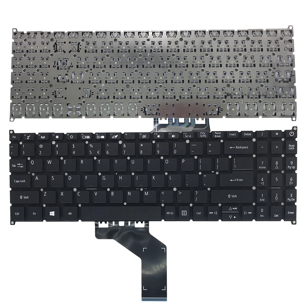 

OVY US Сменные клавиатуры для Acer Aspire EX215 51 черная клавиатура для ноутбука английская раскладка Запчасти для ноутбука лучшие продажи оригинал