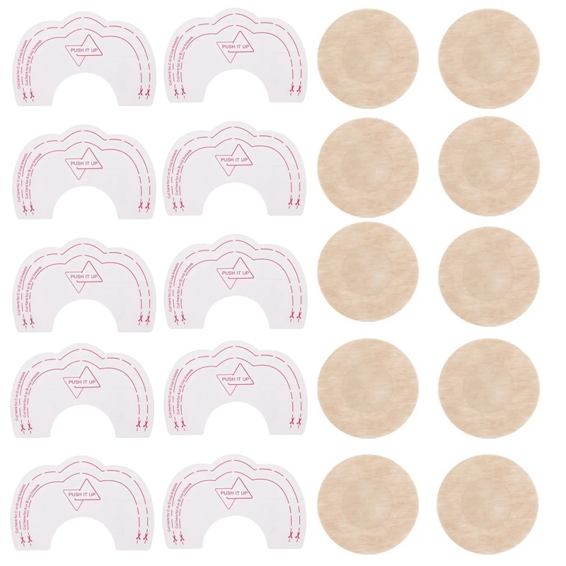 Модная женская сексуальная невидимая накладка на сосок Ленточные наклейки грудь
