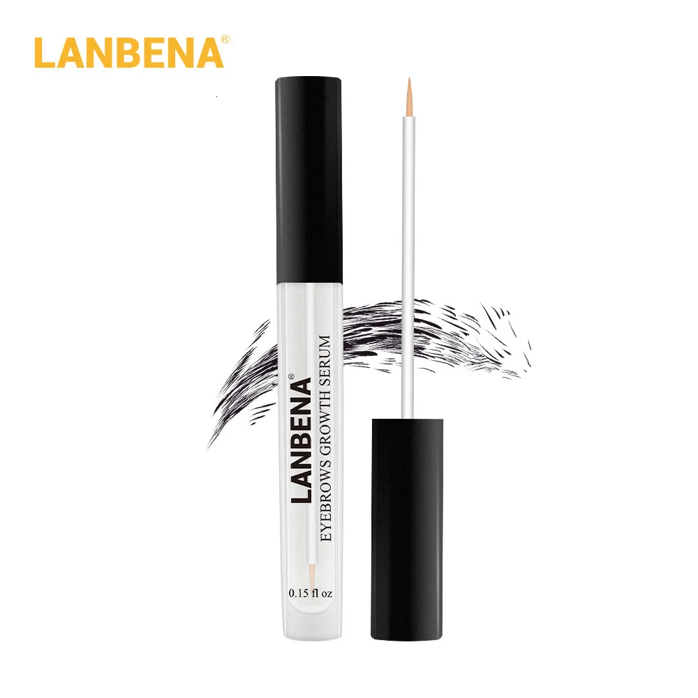 

LANBENA Eyebrow Growth Serum Longer Fuller Thicker Nourishes Eyebrow Enhancer Repair Prevent Loss Helps Eyebrow Growth Eye Care