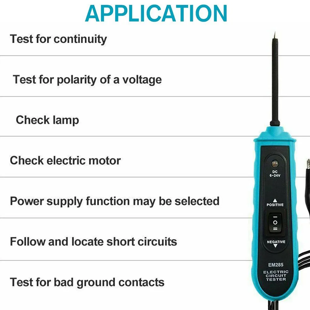 

Crocodile Circuit Tester DC 6~24V Detection EM285 Explosive Flexi Extension