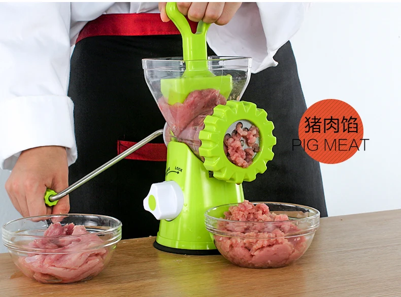 DIY многофункциональная ручная мясорубка для специй овощей измельчитель колбасы