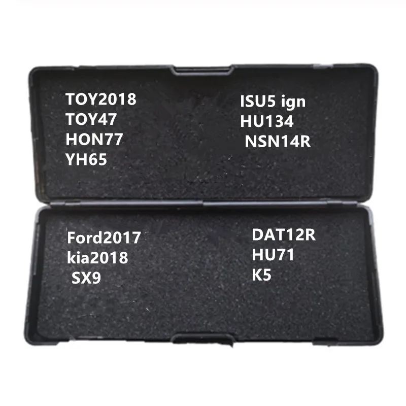 Считыватель ключей Lishi 2 в 1 инструмент HU66 HU92 HU87 NSN14 TOY38R CY24 B106 GM37 GM39 YH35R FO38 HY17 SZ14 KW14 |